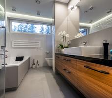 Elegancka i nowoczesna łazienka - styl minimalistyczny